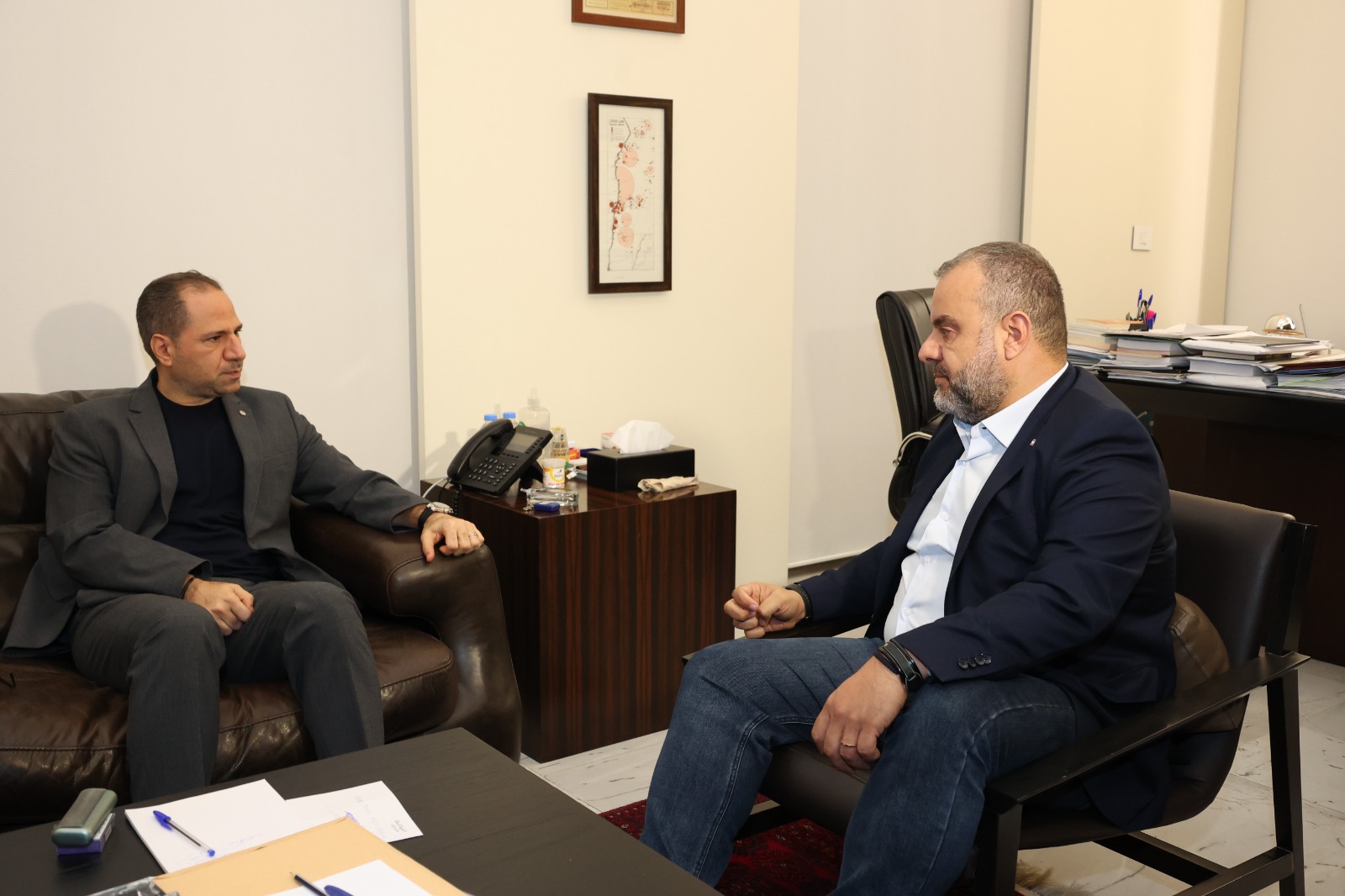 Gemayel, Abdel Massih Call for Clear Disarmament Timeline, Link Weapons Control to National Stability